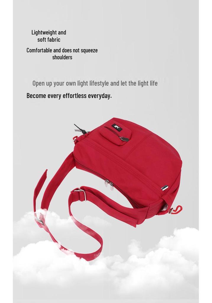 Versatile Large Capacity Nylon Crossbody Bag for Female Students – Lightweight Dumpling Shoulder Bag