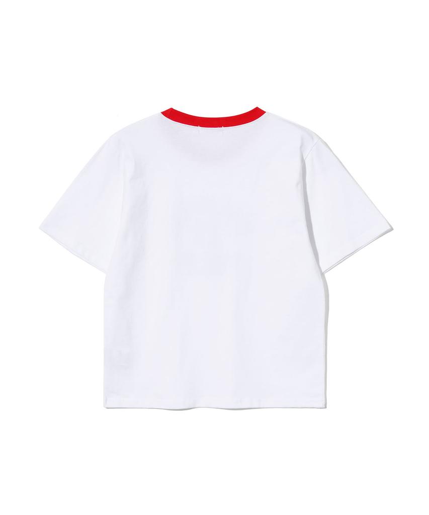 UCLA Women'S 19Ucla Ringer Color Block Short Sleeve T-Shirt [White] (Uc6Stac)