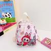 School Bag School Bag New Labu Cloth Printed Cartoon Cute Boys and Girls Large Capacity Lightweight Spine Backpack