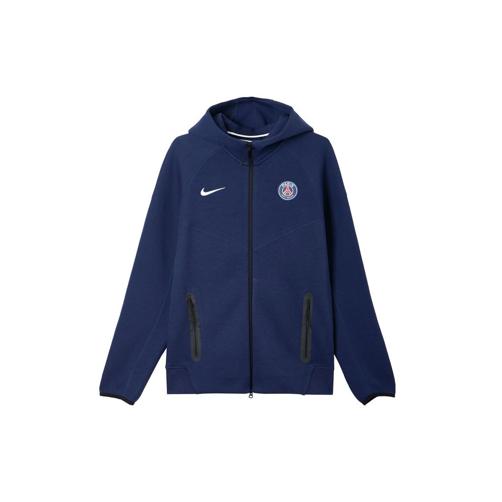Nike Chaqueta de Manga Larga con Capucha y Cremallera para Hombre Chaqueta Azul Marino FZ7224-410