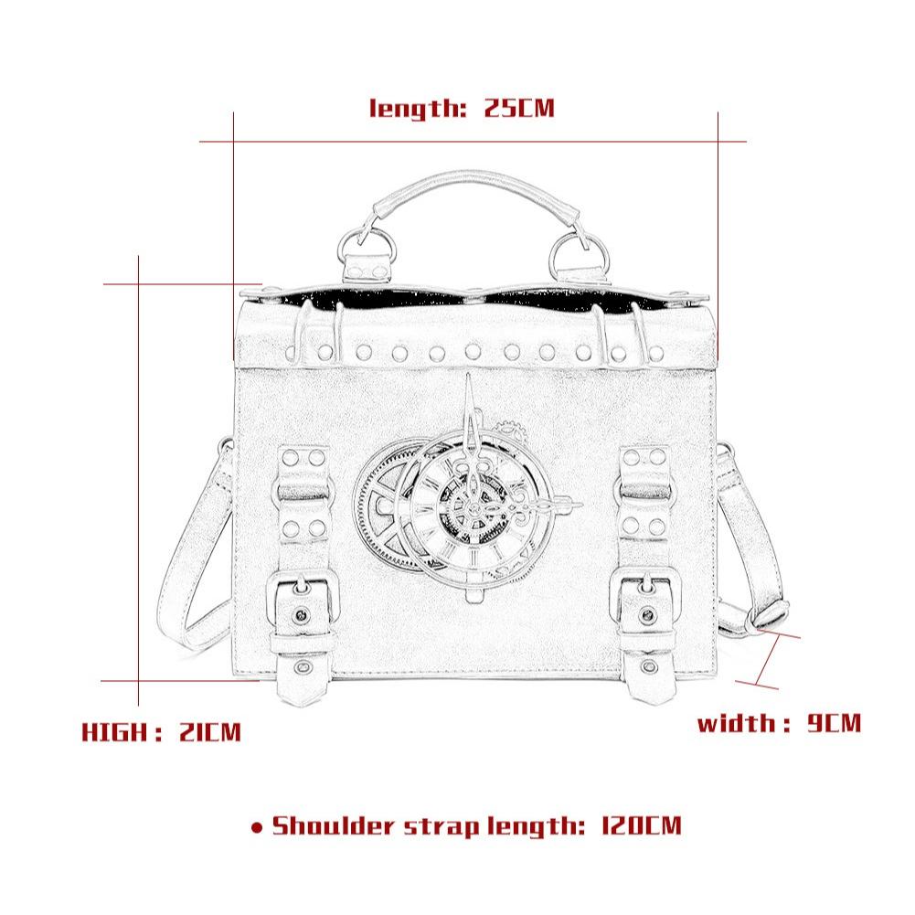 Borsa a tracolla con croce gotica da donna Accessori rinascimentali Borsa a spalla Pochette steampunk Borsa per cellulare Borsa novità Piccola borsa a spalla Borsa a mano Borsa per telefono