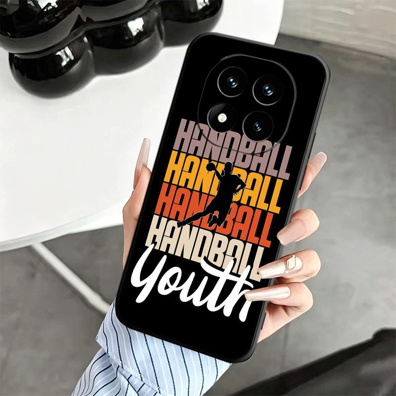 Handball Sport Soft Phone Case for Xiaomi Redmi Note 12 13 14 15 Pro Plus 11 12S 11S 11T 10 4G Black Cover Back Shell