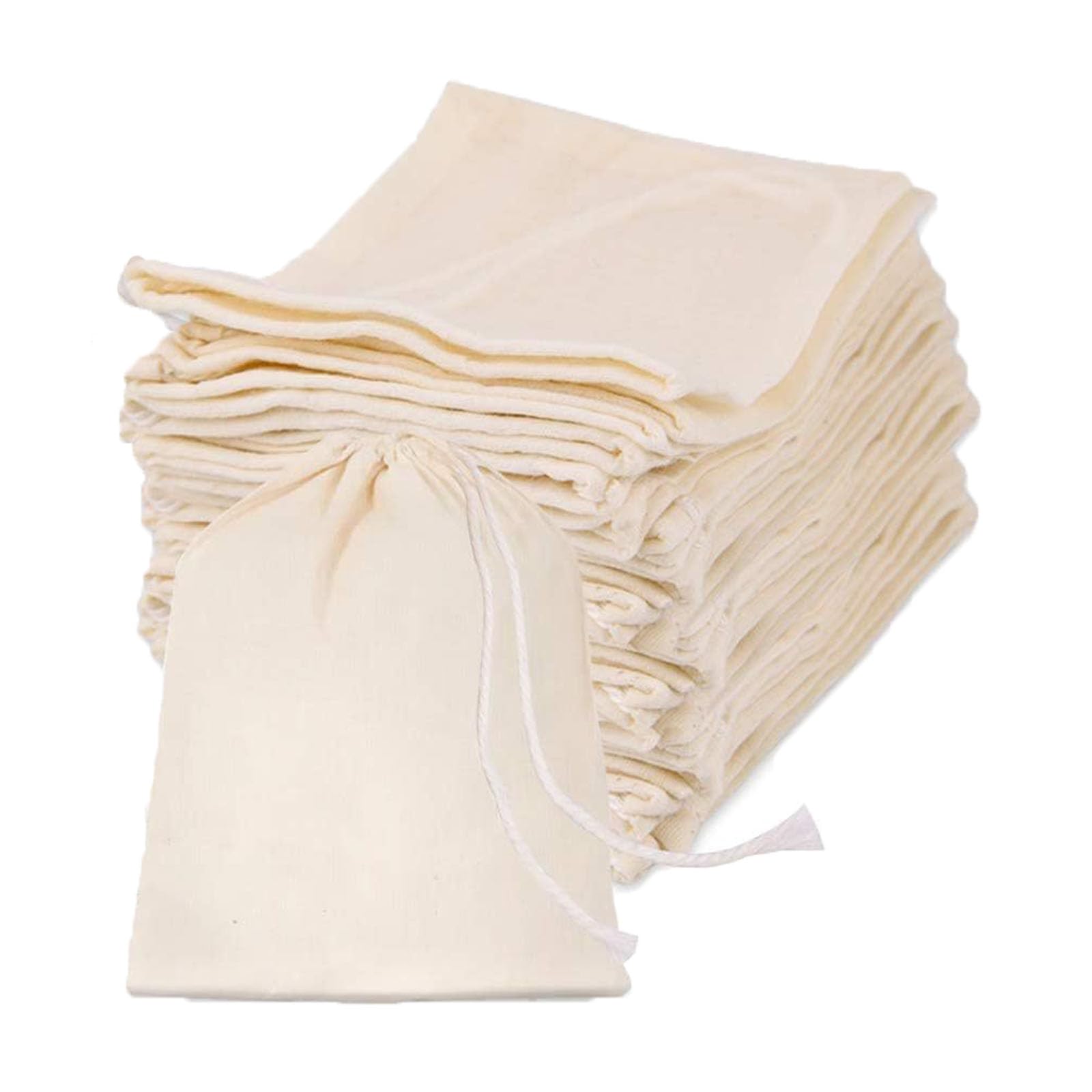 

LOYELEY Хлопковый мешочек на шнурке Набор Идеально для подарка Мелкий предмет Дорожный подарок Аксессуар и Сумки для хранения Сумки, 50, Холст, Упаковка, Хранение, Хранение,