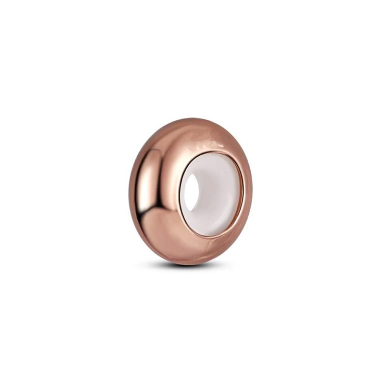 NEUER Rosegold Familienliebe Charm Anhänger Perle Blume Herz Clip Passend für Silberarmband DIY Schmuck Geschenk für Sie