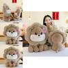 Adorable Lion Plush Toy For Kids Sleep Comfort Pillow With Pp Cotton Filling For Home Decor