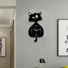 Clock Silent Cute Cartoon Pendulum Decorative Wall Decoration for Kitchen Indoor Kids Room