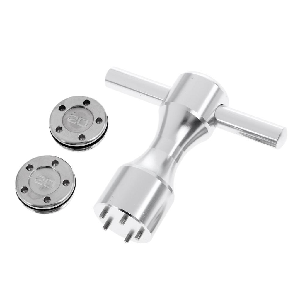 2 Pcs 5-20 Grams Golf Custom Weights with Wrench for Putters