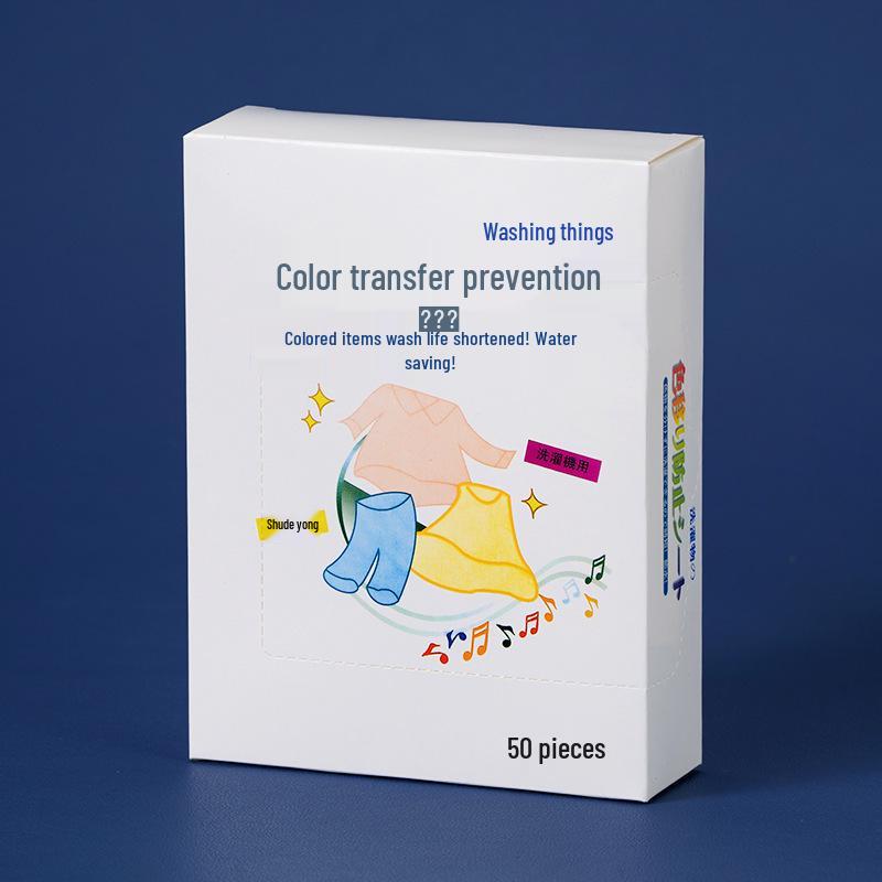 Color Absorbing Anti-Bleed Laundry Sheets for Washing Machines (Non-Dyeing)