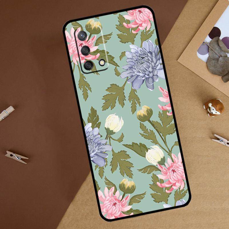 

Chrysanthemum For Oppo A40 A60 A80 A74 A94 A54 A18 A38 A58 A78 A98 A16 A76 A96 A15 A57S A17 A77 Phone Case OPPO A54s