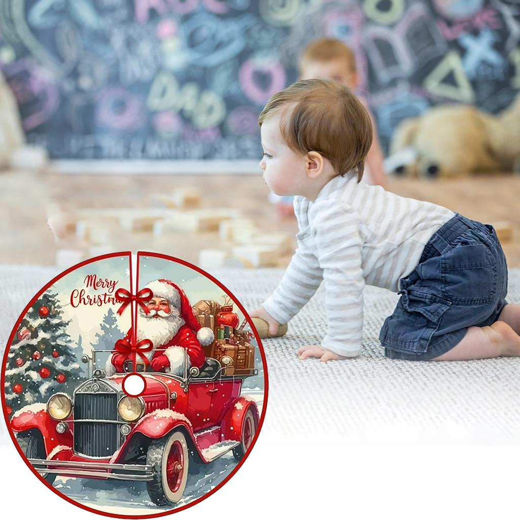 Dekorace sukně na vánoční stromeček pro domácnost Dekorace na vánoční stromeček Ornament sukně Slavnostní sváteční dekorace večírek Vnitřní Venkovní