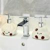 Soap Dispenser Cute Ceramic Lotion Bottle Press Bottle Hotel Hand Lotion Bottle Bathroom Shower Gel Shampoo Bathroom Accessories