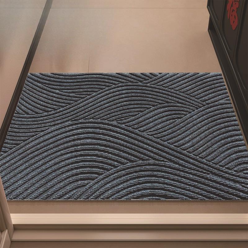 Schlingenflor-Fußmatte für den Eingangsbereich Schmutzabschabende und Schlammentfernende Fußmatte Eingangstür Anti-Rutsch-Matte Verschleißfest und Anpassbar
