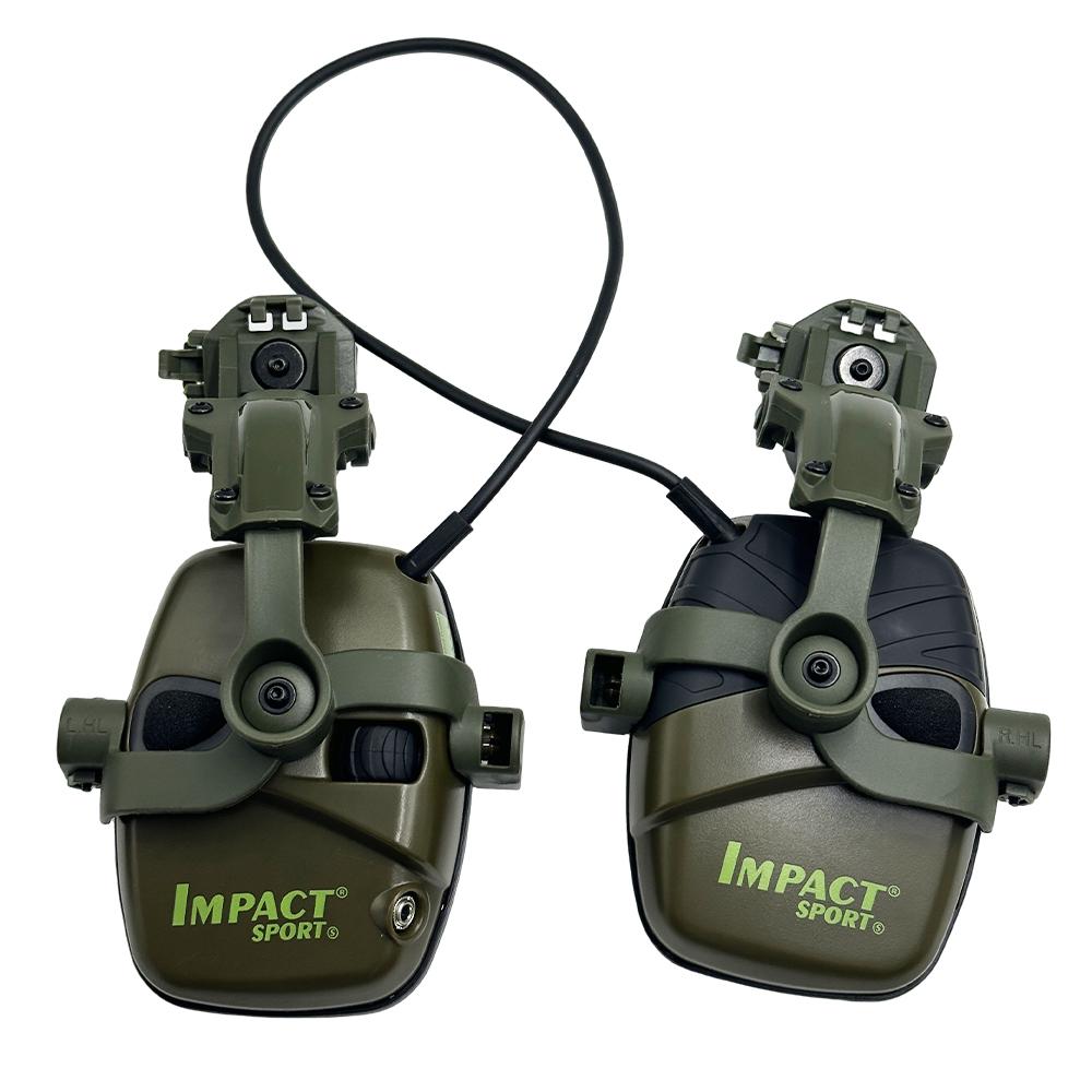 Electronic Shooting Headset Helmet Mounted Version Hunting Pickup and Noise Reduction Tactical Headset Hearing Protection