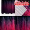 Set Of 2 Modern Flat Printing Neon Cascades Creative Curtains Versatile Fabric Decorations Home Ldeal Living Curtain Polyester