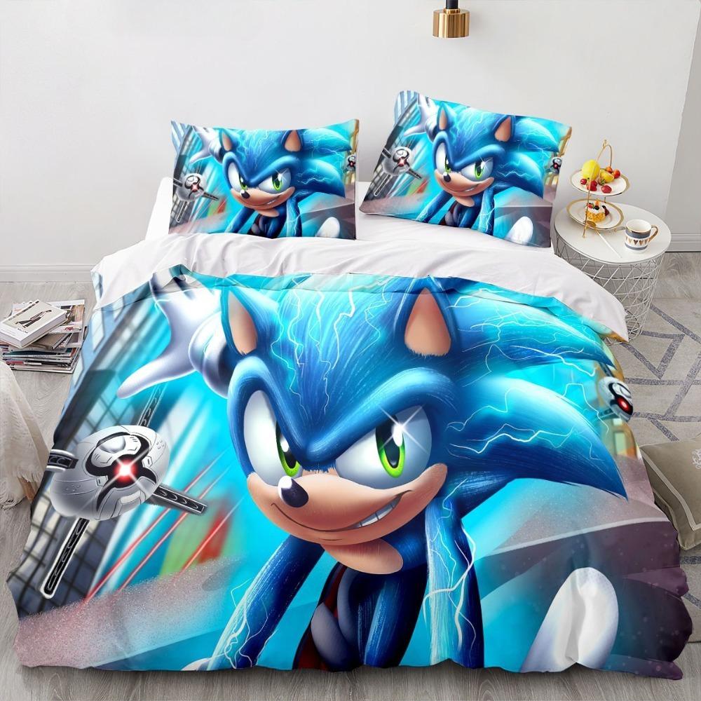 

Hedgehog Boy Duvet Cover pillowcase Bedding Bedroom Decoration Children Gift adult Single Double bed Large SizeZip Duvet Cover 200x200cm хаки