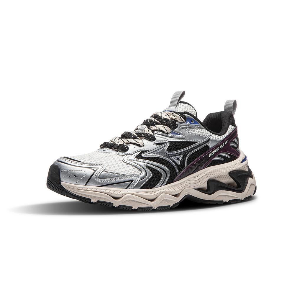 Mizuno Chunky Sneakers Unisex Low top Black/Silver/Snow D1GH260906