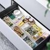 25Pcs/Set Non-Slip Transparent PET Storage Box for Drawers Jewelry Makeup Organizer Container