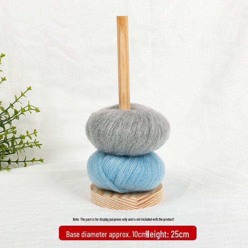 

Detachable Solid Wood Yarn Spinner & Winding Stand for Knitting and Weaving
