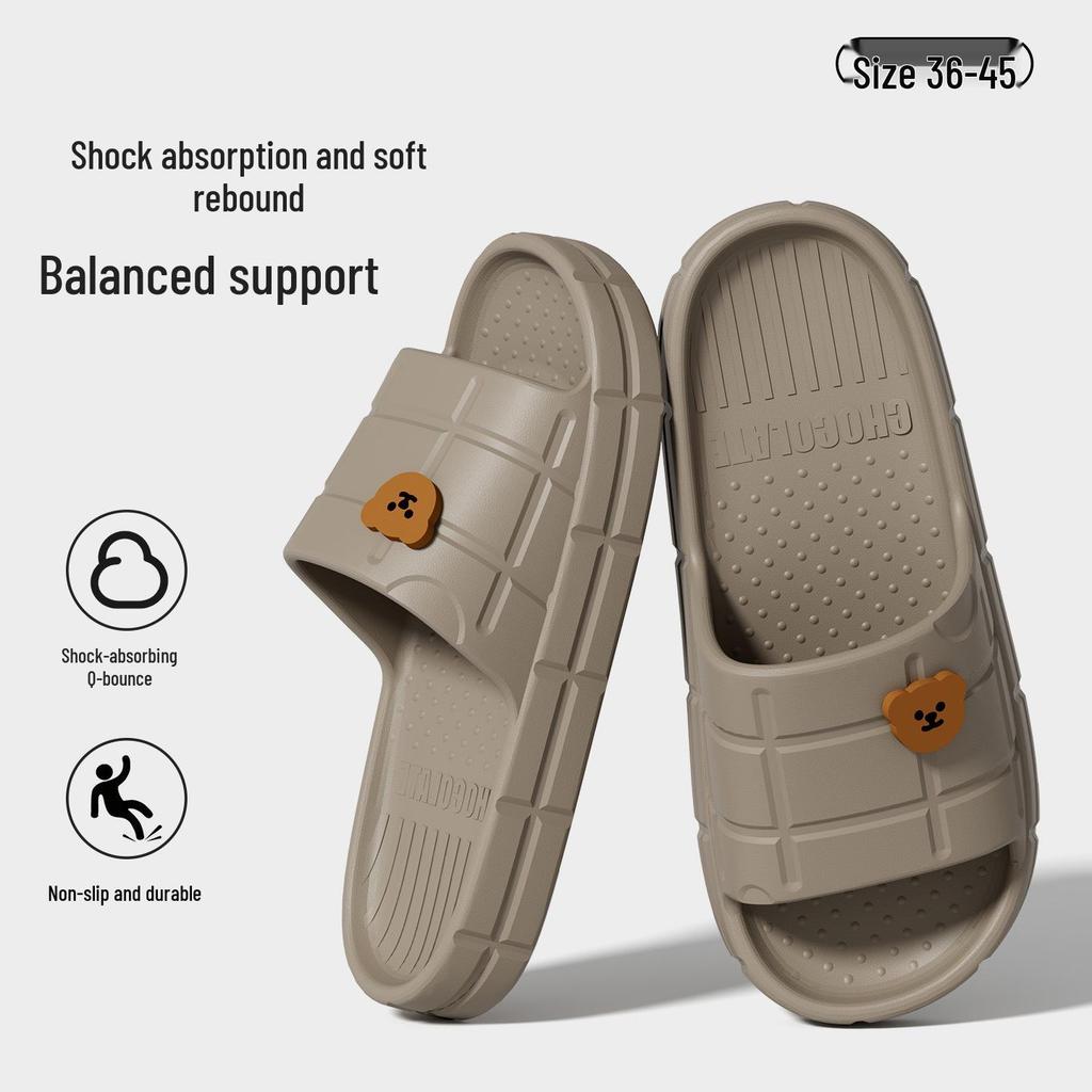 Jie Liya Non-Slip EVA Bathroom Slides for Men & Women