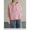 Long-sleeved Hooded Sweatshirt Women's New Spring and Autumn Design Pocket Casual Versatile Loose Slimming Top