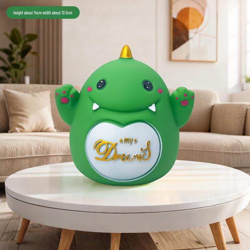 

Pink Cartoon Horse Vinyl Piggy Bank - Children s Creative Desktop Ornament