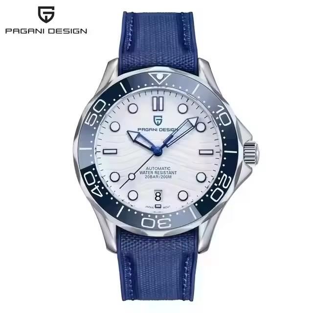 PAGANI DESIGN New Mechanical Luminous Ceramic Bezel Men Watch Luxury 316 All Steel Watch AR Sapphire Diving Japan Movt Man watch