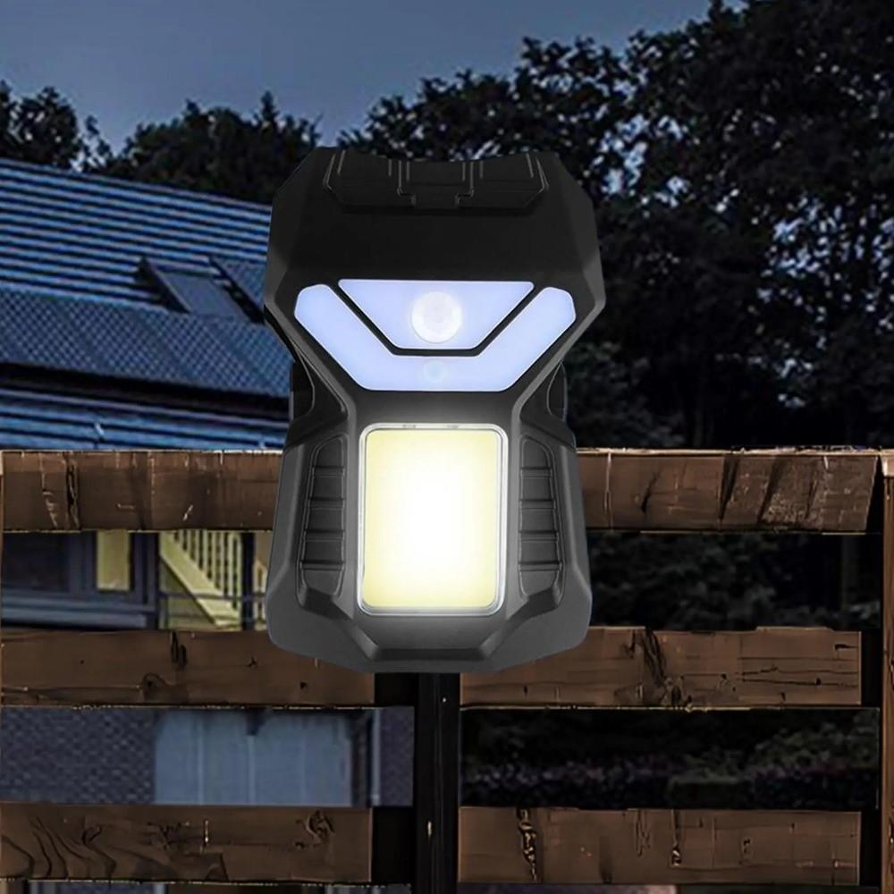 Aufsteckbare Solar-Clip-on-Lampe Bewegungssensor Gartenwandleuchte Solare Gartenleuchten Campingbeleuchtung