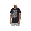Adidas E Lin Scatter Comfortable Fashion Casual Short Sleeve T-Shirt Men T-Shirts Black DV3042
