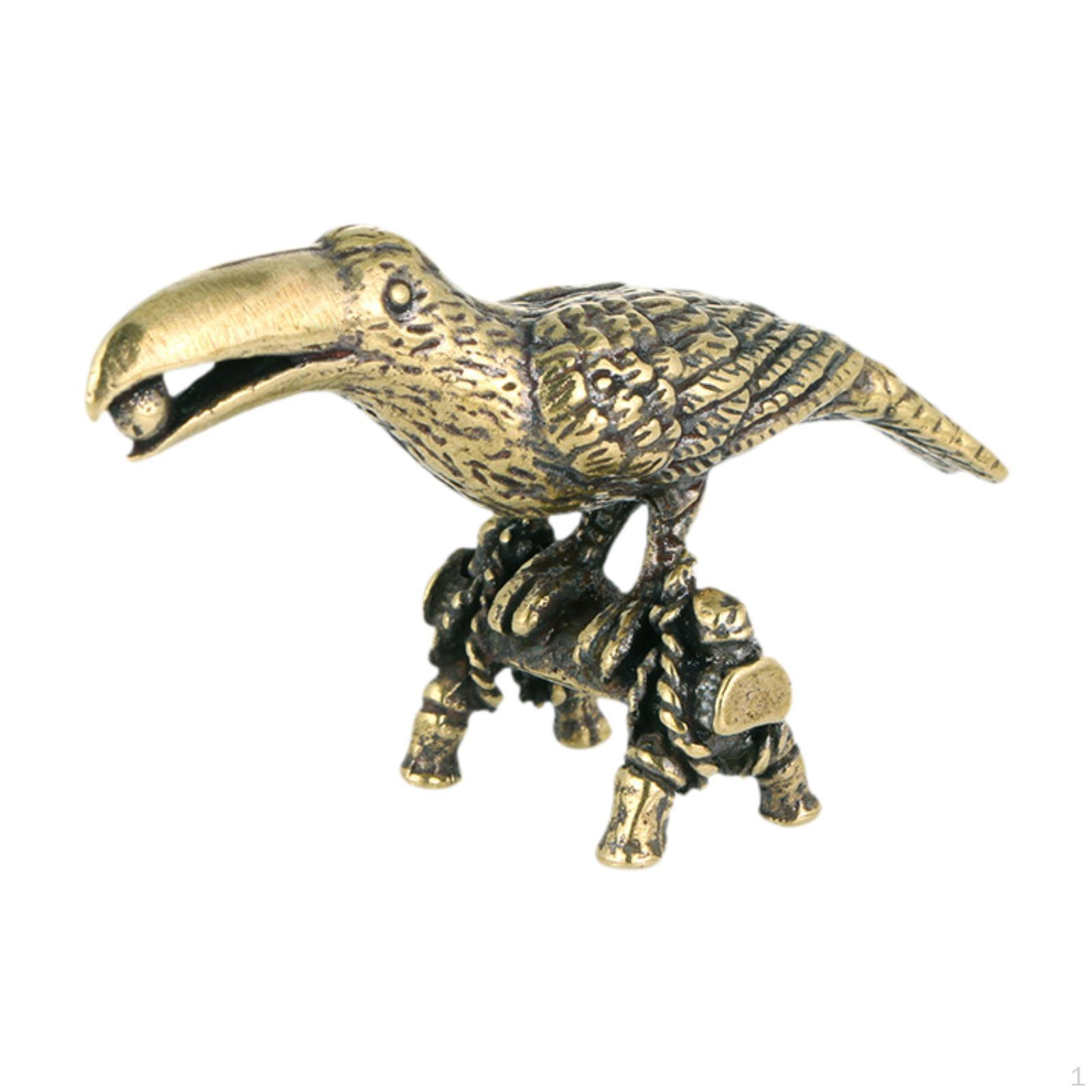 

Animal Holder Parrot Statue Versatile Collectible Sculpture Miniature Figurine for Hotel