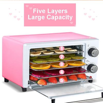 Déshydrateur Alimentaire Électrique en Acier Inoxydable 300W Machine à Fruits Secs Séchoir à Légumes Machine à Sécher la Viande pour Beef Jerky