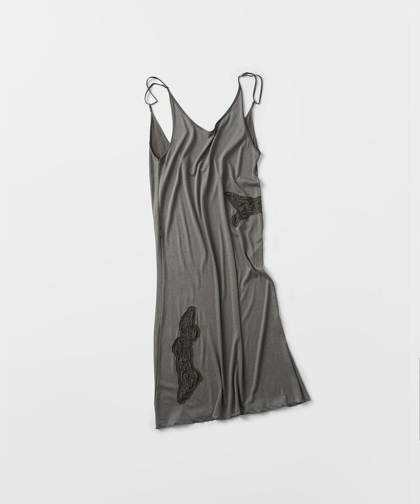 Beleuso Lace Panel Slip Dress