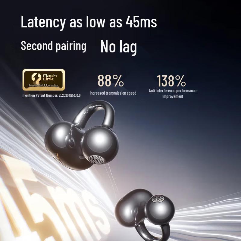 Saina S6SUltra Ear Clip Bluetooth Earbuds