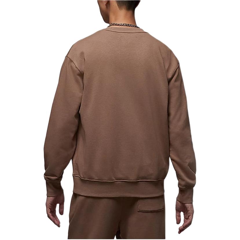 Jordan Crew Neck Pullover Comfortable Long Sleeve Sweatshirt Men Sweatshirt Brown FV7296-223