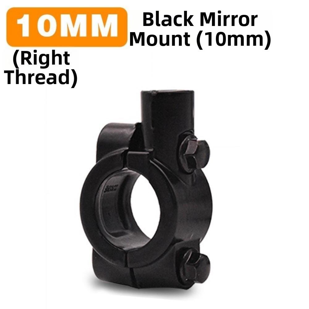 Black Silver Motorcycle Mirror Holder Aluminum Alloy Rearview Holder for Tricycle Rearview Mirror