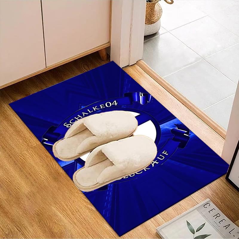 Shining Star Of Fc Schalke Rug Office Floor Mat - Machine Washable for Bedroom, bedroom, livingroom, Room Decor Fan Gifts Christmas