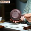 460ml Authentic Purple Clay Tea Mug Handmade Engraved Filter Tea Separator Cup Personal Cover Cup Chinese Zisha Kung Fu Teaset