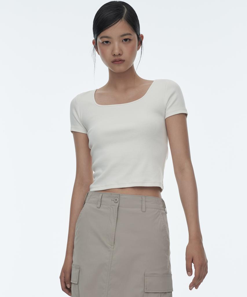 Musinsa Standard Woman Women'S Cargo Maxi Skirt [Light Beige]