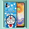 Cartoon Anime Doraemon Phone Case For Samsung Galaxy A01 A03 Core A04 E A02 A05 A10 A20 A21 A30 A50 S A6 A8 Plus A7 Black Cover