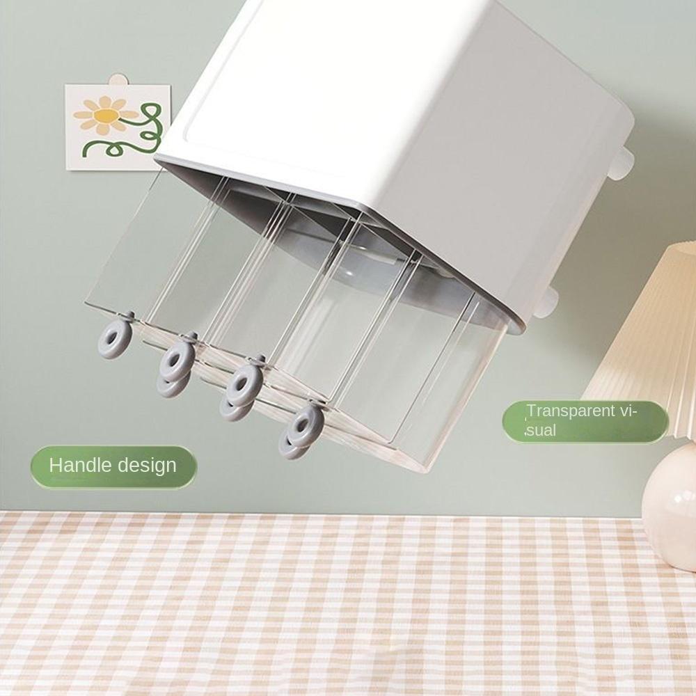 Drawer Type Desktop Storage Box Sundries Jewelry Storage Rack Durable Desk Pen Holder