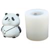 Silicone Panda Shape Molds Traditional Chinese Dessert Molds Candle Stand Moulds Silicone Texture Baking Accessories
