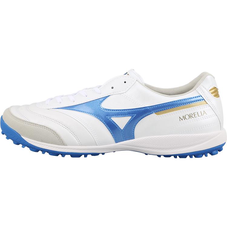 Mizuno Comfortable Stylish Versatile Shock Absorbing Soccer Shoes Men Sneaker White Blue Q1GB241225