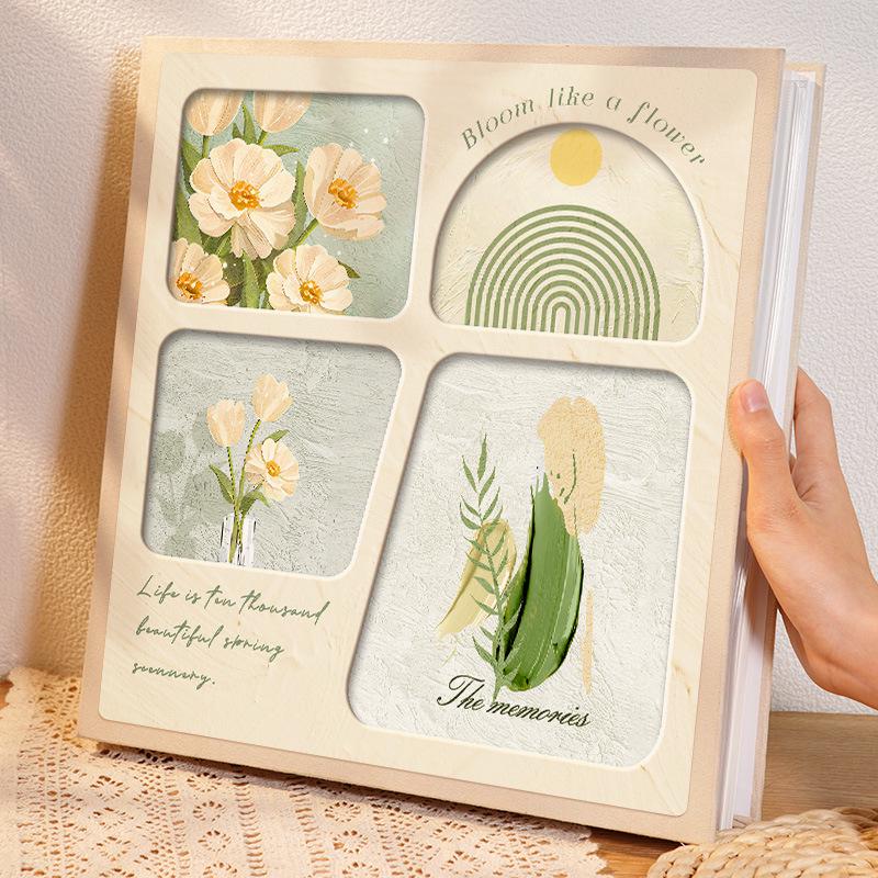 

DIY Альбом-скрапбук для фотографій Polaroid ручної роботи для пар та спогадів про подорожі Vertical Small 40 sheets