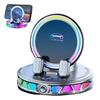 Supporto per Telefono da Auto con Ricarica Wireless e Luce Ambientale RGB Caricabatterie Magnetico per Telefono da 15W Supporto di Ricarica per Cellulare Ventosa a Vuoto Accessori per Auto