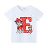 PAW Patrols Children Short Sleeve T-shirt Summer Kids Cartoon Printed Clothing Boy Casual Cotton Tee Girl Anime Cute Tops Gifts