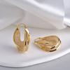 2026 European Elegant Mesh Crystal Hoop Earrings - Luxury Sparkling U-Shaped Ear Buckles for Women Niche Design Jewelry