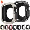 Armor Cover for Apple Watch Case 46/42mm/41/45/40/44/49mm TPU+PC Protector Bumper for Iwatch Ultra 2 Series 10/9/8/7/6/5/4 Shell