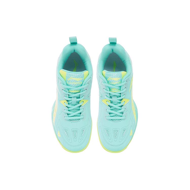 Li Ning Hawkeye 2.0 PRO Niedrig geschnitten Dämpfend Rutschfest Abriebfest Tischtennis Schuhe Unisex Grün APTT005-4