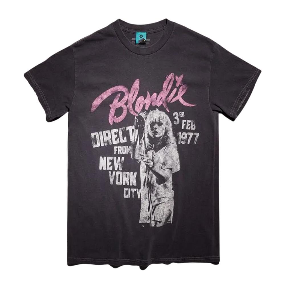 Blondie Unisex Adult New York City Vintage Wash T-Shirt