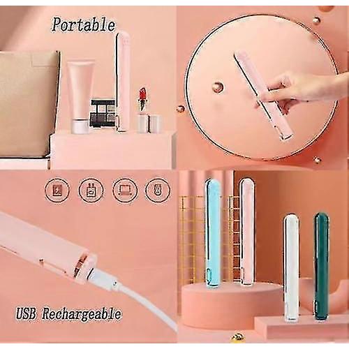 Mini Dual-purpose Curling Iron 2 In 1 Hair Curler Portable Hair Curling Tool Usb