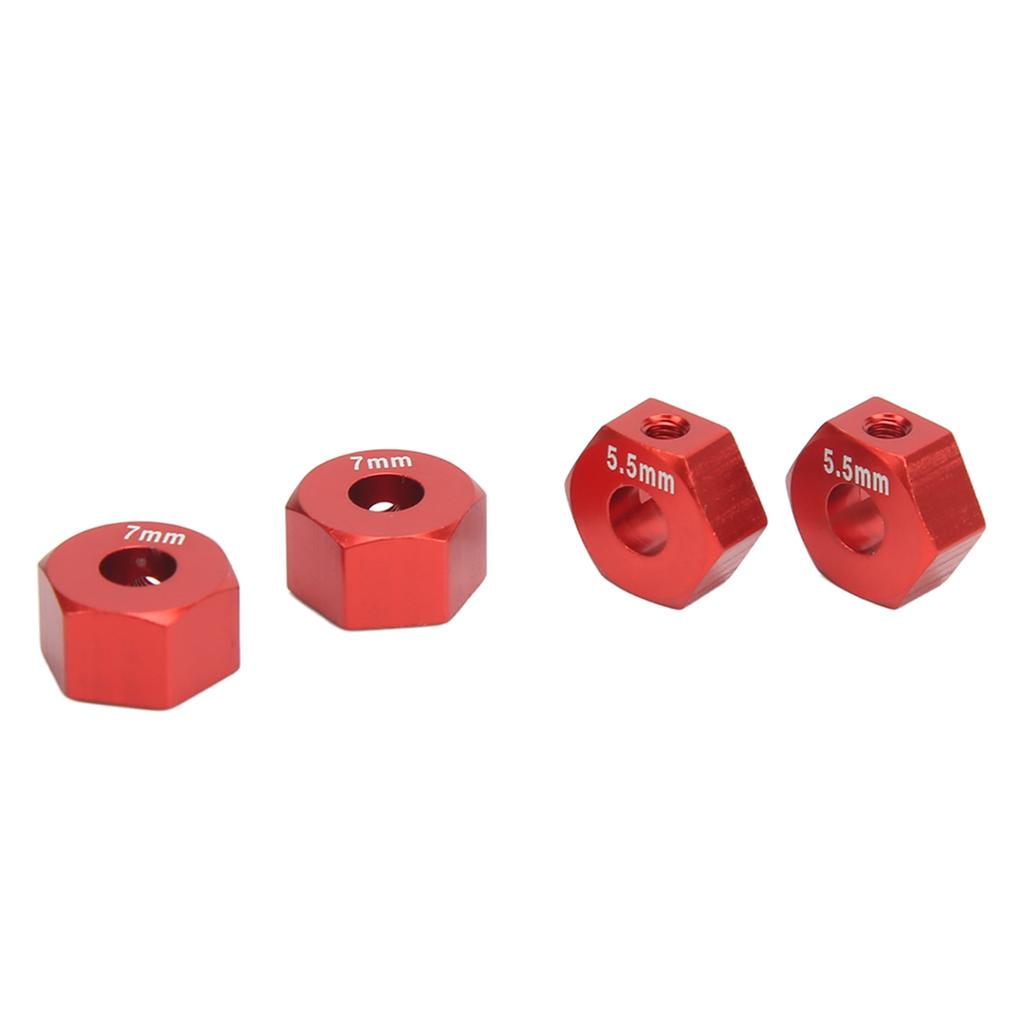RC Wheel Hub Hex Aluminium Alloy 12mm Diameter 5.5mm 7mm Thickness Accessory Set Kit